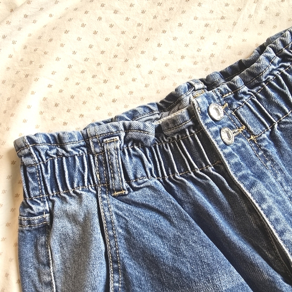 90s Forever 21 Paper Bag Blue Jeans